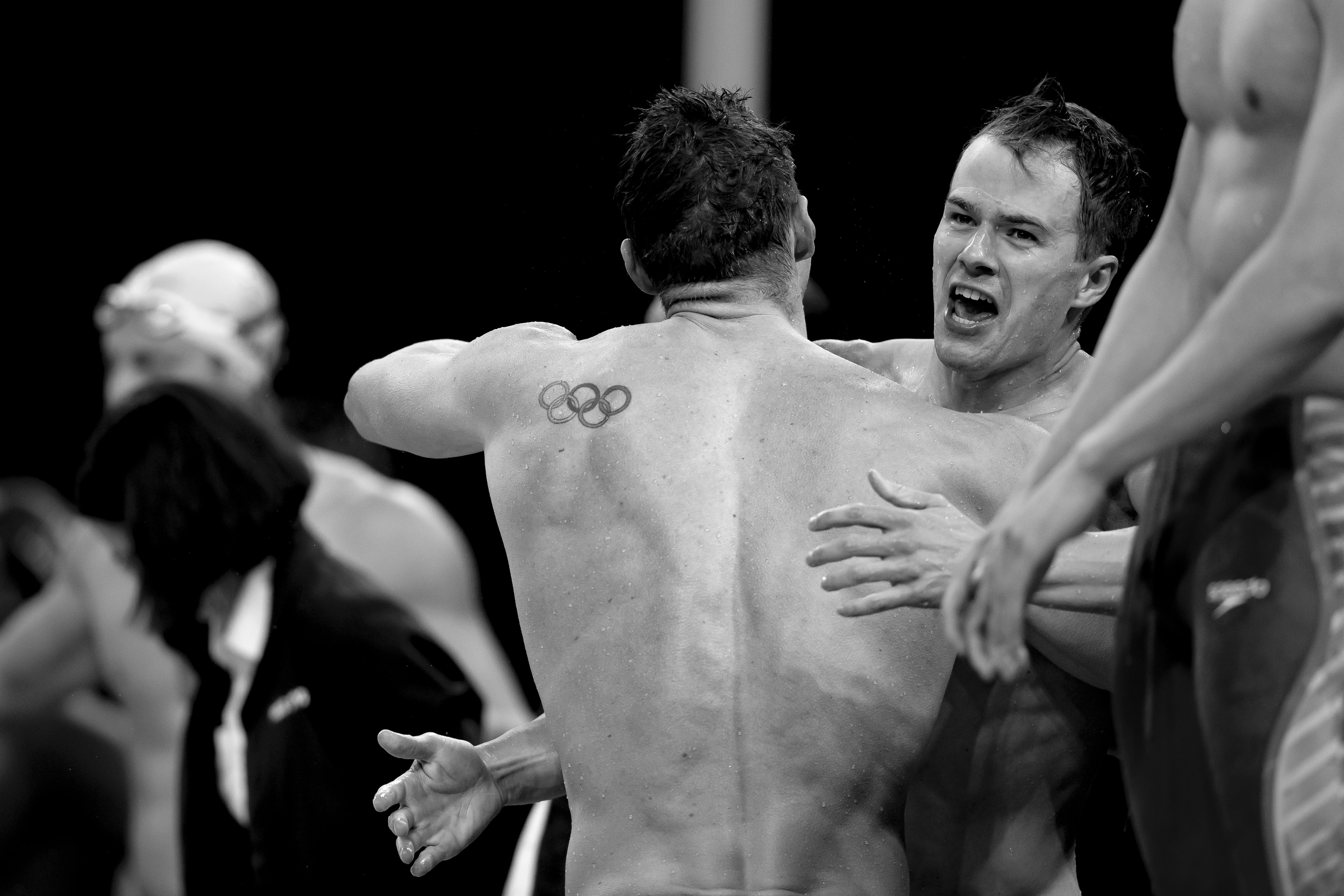 Olympic Swimming Celebration