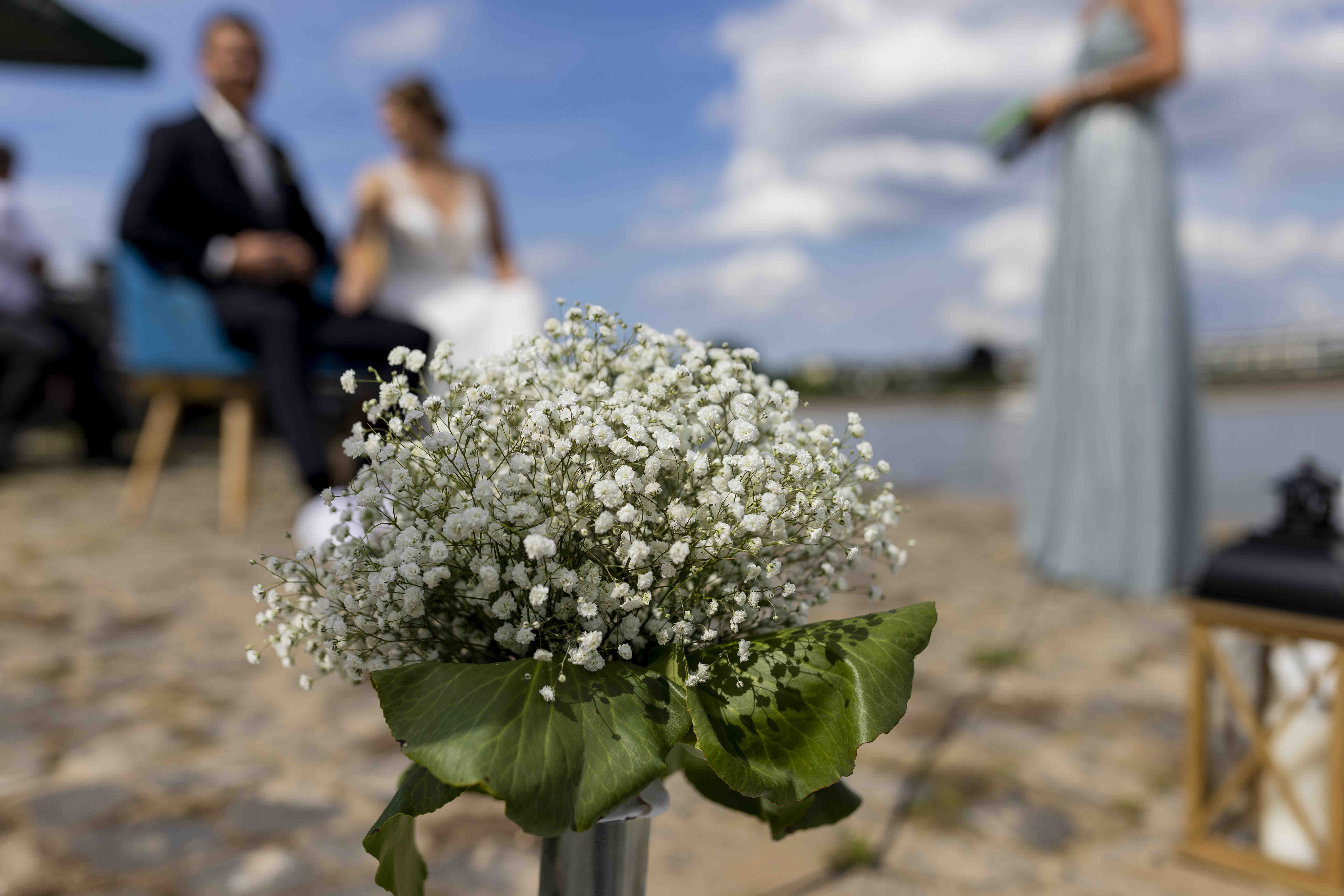 Echte Emotionen während einer Hochzeit