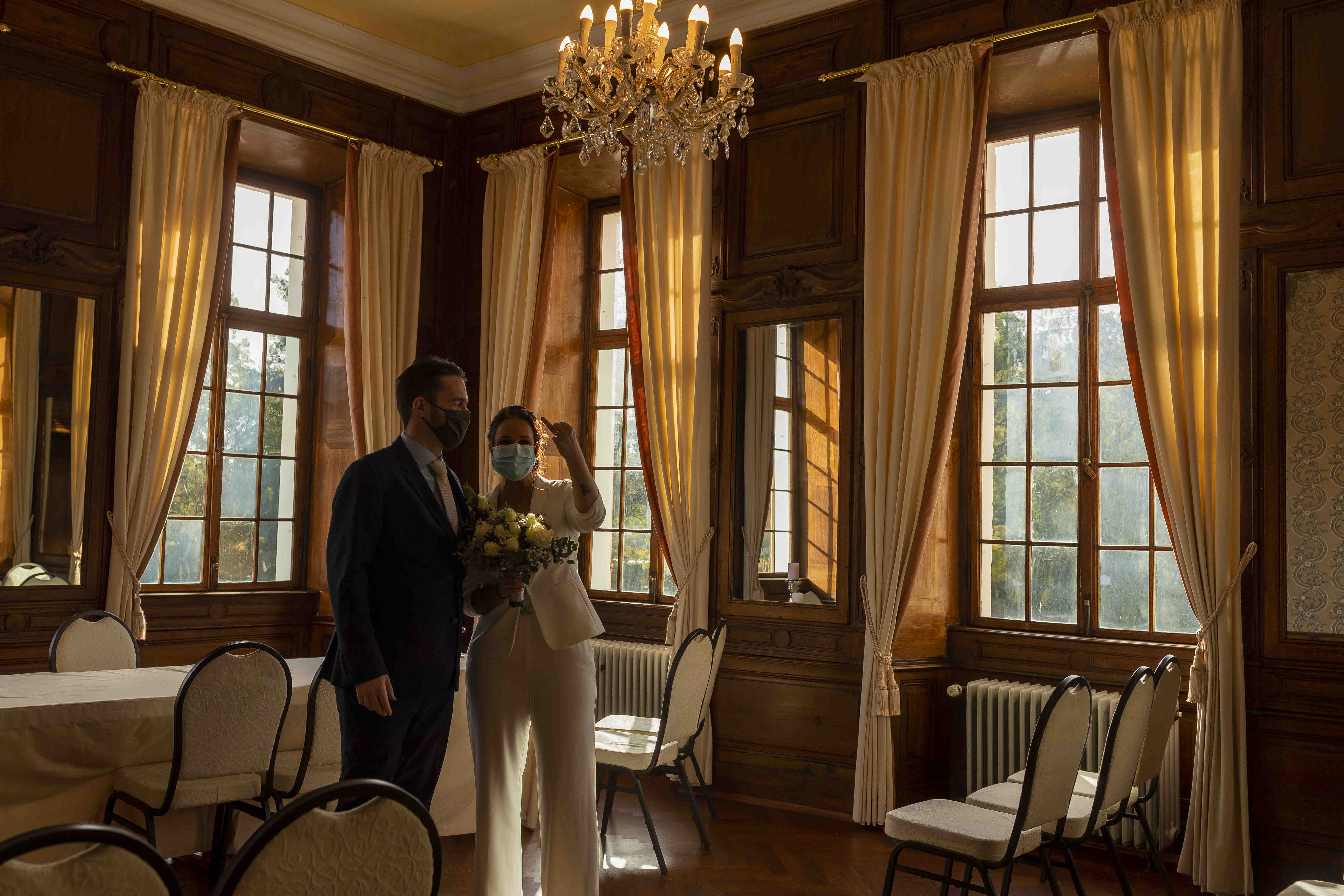 Echte Momente während einer Hochzeit