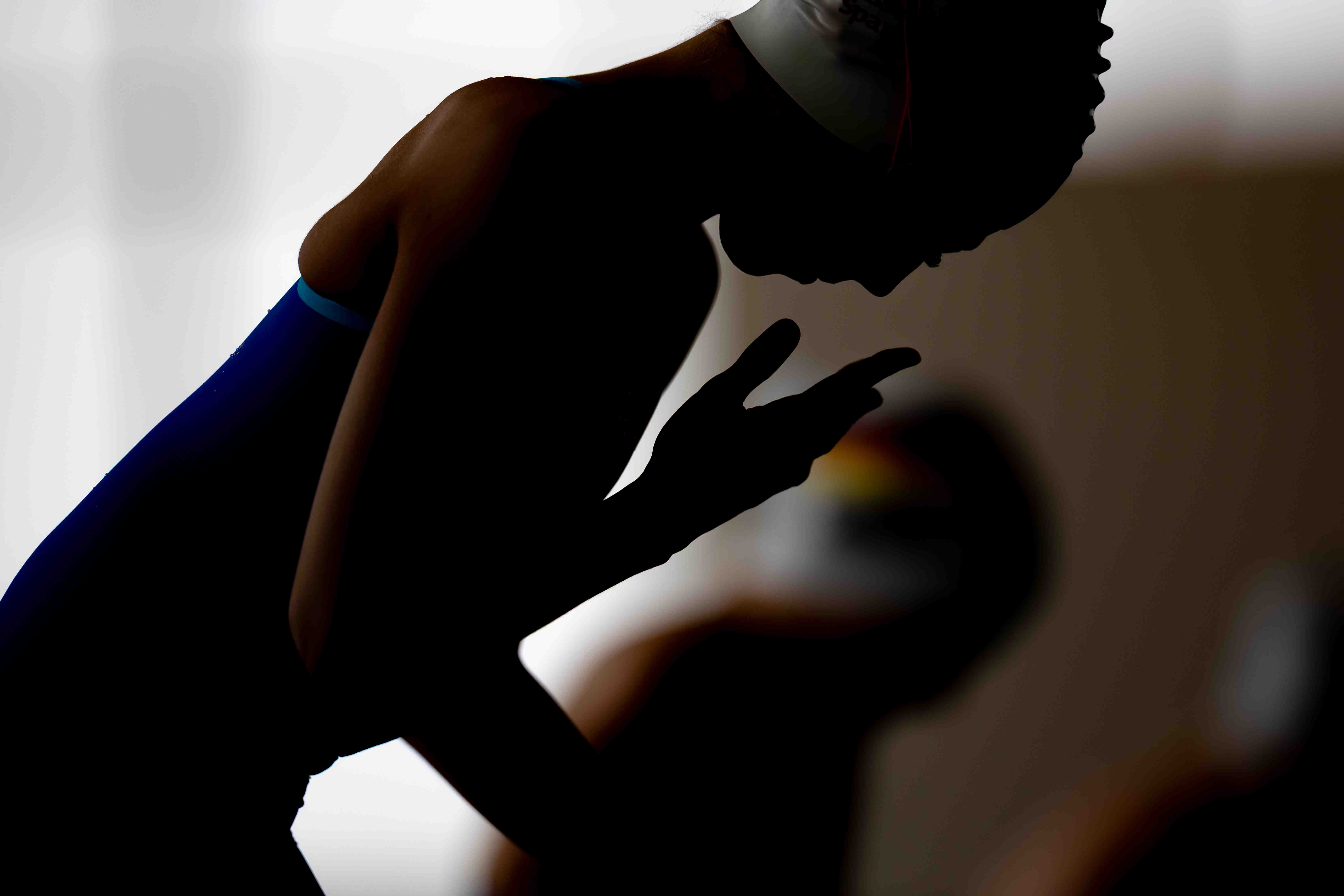 SMK athlete silhouette before the start