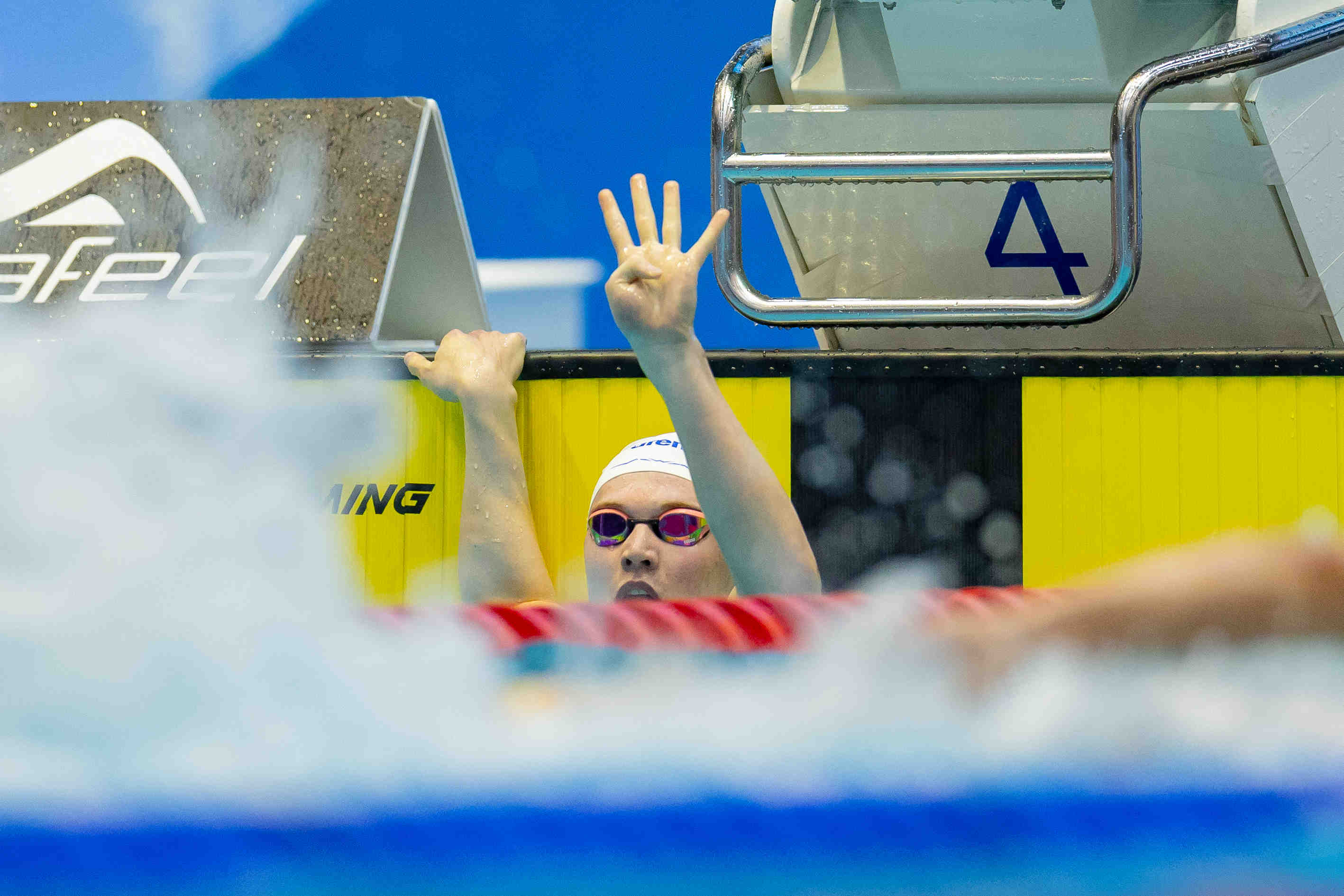 DJM athlete showing four victories